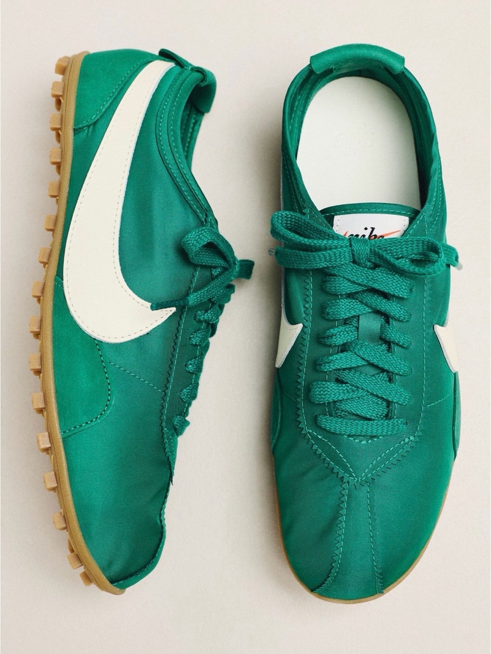 Nike Moon Shoe OG Green Women's Retro Runner Sneakers